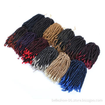 Hot sell Passion Kinky  Twist Braiding  Synthetic Crochet BraidsTwist Braid Spring Twist Hair Spring Twist crochet braid